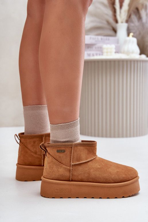  nööpidega lumesaapad platvormiga Big Star OO274A098 Camel