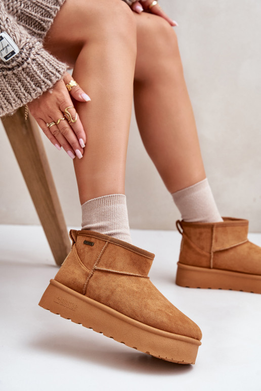  nööpidega lumesaapad platvormiga Big Star OO274A098 Camel