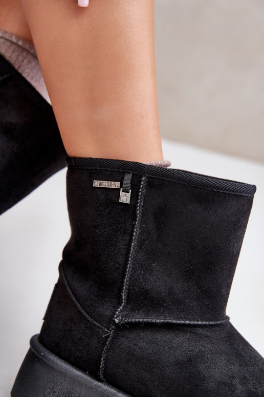  nööpidega lumesaapad  platvormiga Big Star OO274898 Must