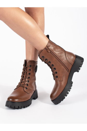 pruunid värvi    naiste saapad platvormiga Sergio Leone 2