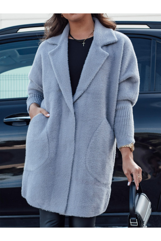 Naiste alpaka mantel RITA II tumehall Naiste alpaka mantel RITA II tumehall