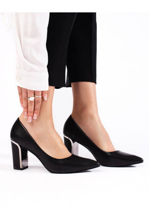 Kõrge kontsaga kingad kõrge kontsaga Mustad