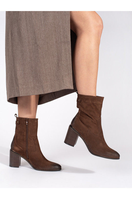 pruunid värvi   naiste saapad kõrge kontsaga Sergio Leone pruunid värvi   naiste saapad kõrge kontsaga Sergio Leone