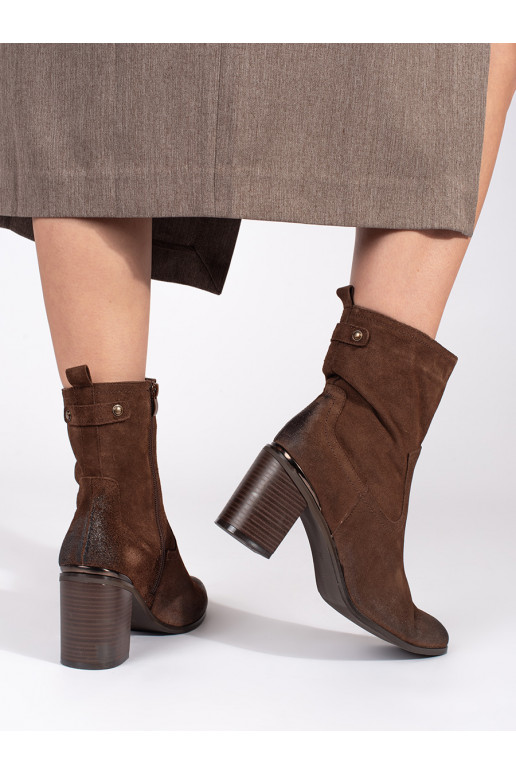 pruunid värvi   naiste saapad kõrge kontsaga Sergio Leone pruunid värvi   naiste saapad kõrge kontsaga Sergio Leone