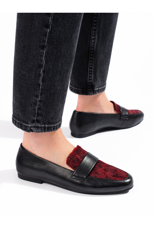 Naiste saapad karusnahaga Shelovet burgundi värvi