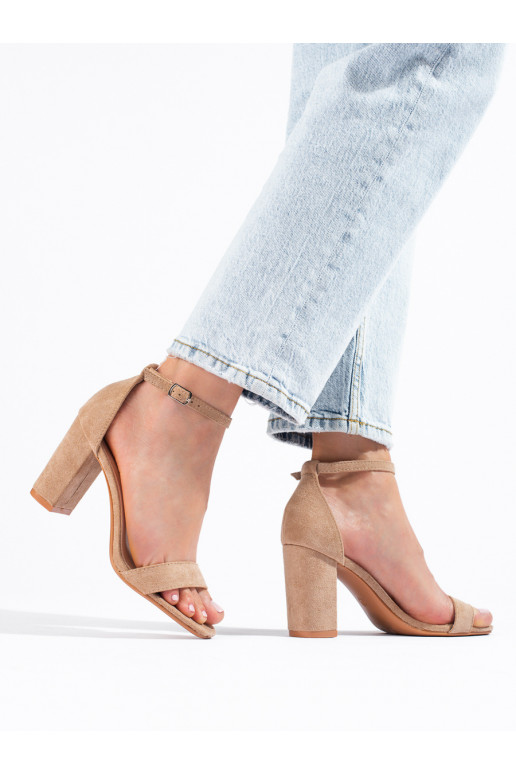 seemisnakhsed kingad kõrge kontsaga Shelovet beeži värvi seemisnakhsed kingad kõrge kontsaga Shelovet beeži värvi