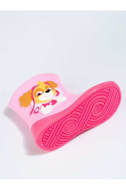 Laste jalanõud kummist kingad Shelovet tumeroosad värvi