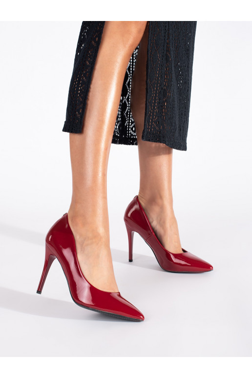 bordoo-värvi  poolsaapad