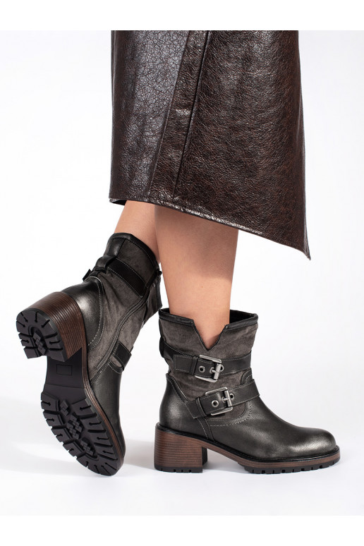 tumepruuni värvi  naiste saapad  