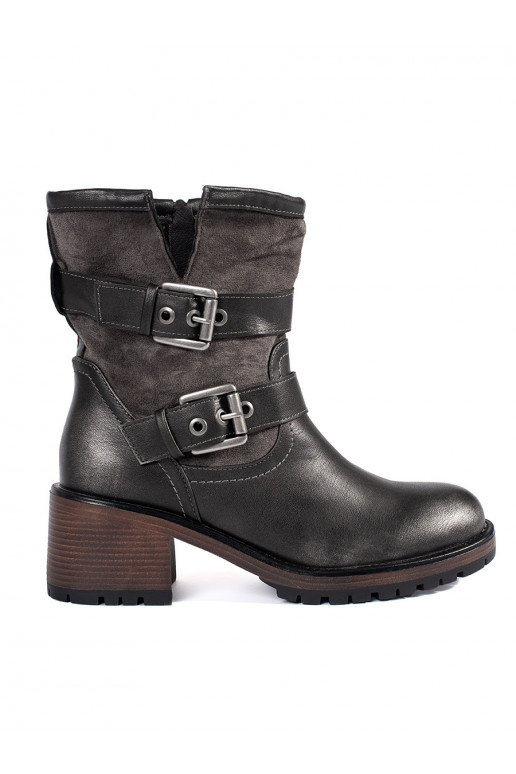 tumepruuni värvi  naiste saapad  