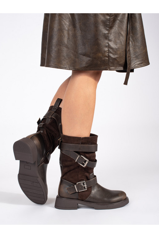 pruunid värvi naiste saapad  