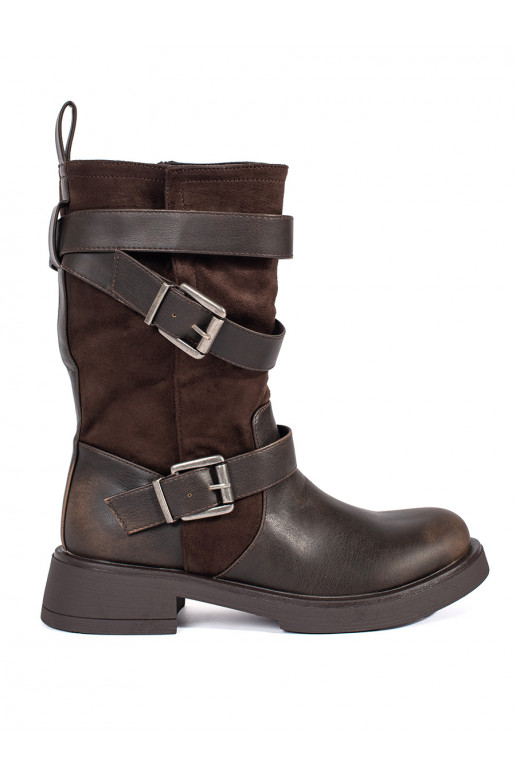 pruunid värvi naiste saapad  