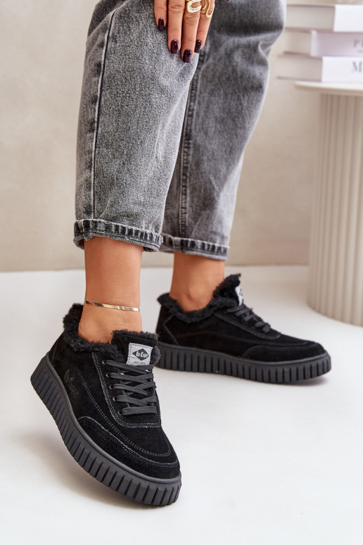 tüüpi jalanõud  voodriga karusnahaga Lee Cooper LCJ-24-01-2973 Must    tüüpi jalanõud  voodriga karusnahaga Lee Cooper LCJ-24-01-2973 Must