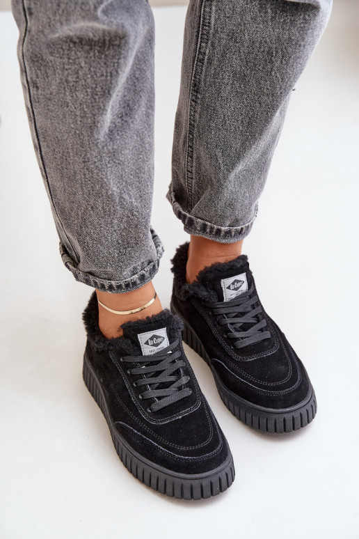 tüüpi jalanõud  voodriga karusnahaga Lee Cooper LCJ-24-01-2973 Must    tüüpi jalanõud  voodriga karusnahaga Lee Cooper LCJ-24-01-2973 Must