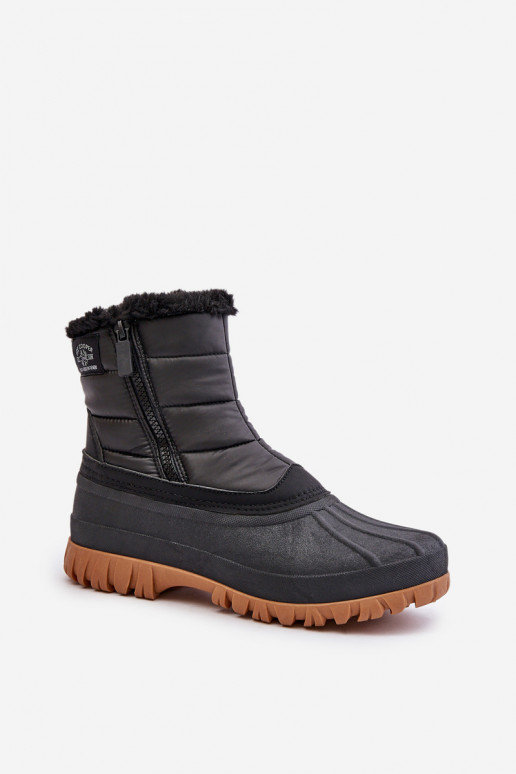 Lumesaapad naiste soojustatud karusnahaga sees To Castle Lee Cooper LCJ-24-44-2866 Mustad