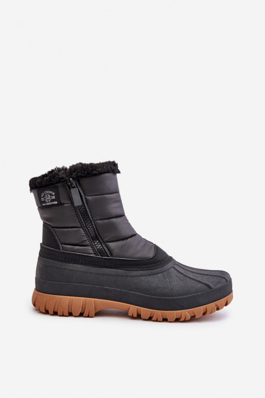 Lumesaapad naiste soojustatud karusnahaga sees To Castle Lee Cooper LCJ-24-44-2866 Mustad