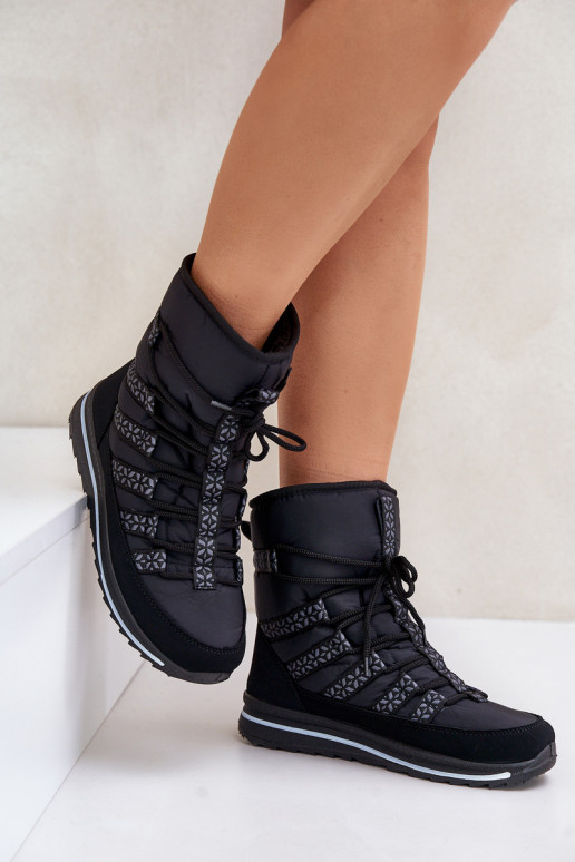 nööpidega lumesaapad  Progress PROGJ-20-02 Must