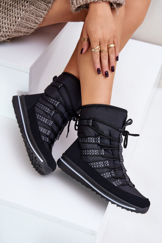 nööpidega lumesaapad  Progress PROGJ-20-02 Must