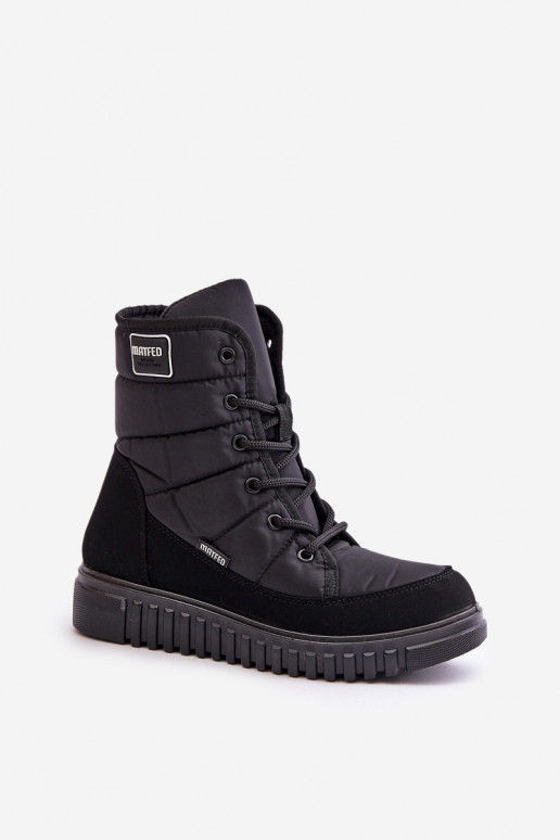 nööpidega lumesaapad  Progress PROGJ-24-157 Must