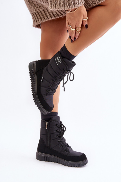 nööpidega lumesaapad  Progress PROGJ-24-157 Must