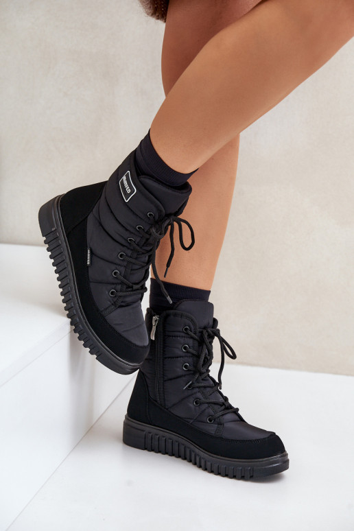 nööpidega lumesaapad  Progress PROGJ-24-157 Must