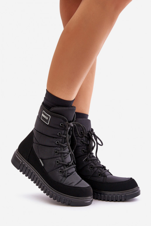 nööpidega lumesaapad  Progress PROGJ-24-157 Must