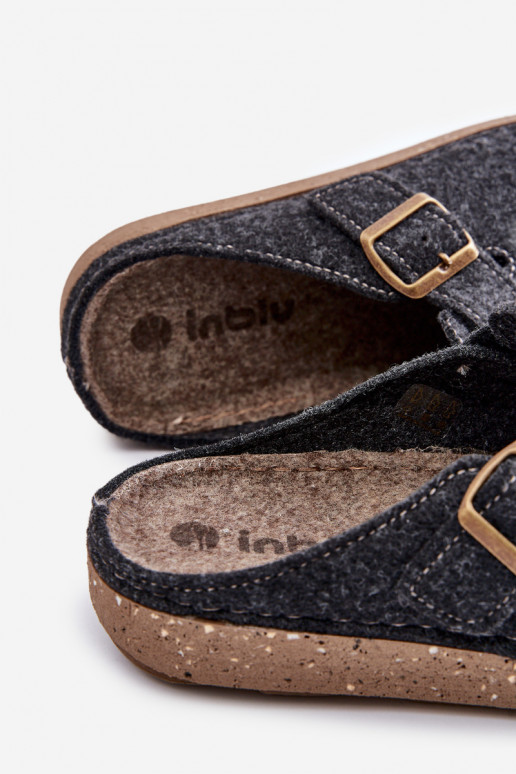 Plätud  neetide ja pandlaga Sussid  MT000012 halli värvi