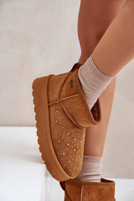 nööpidega lumesaapad  platvormiga Big Star OO274A104 Camel