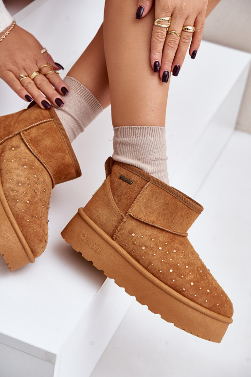 nööpidega lumesaapad  platvormiga Big Star OO274A104 Camel