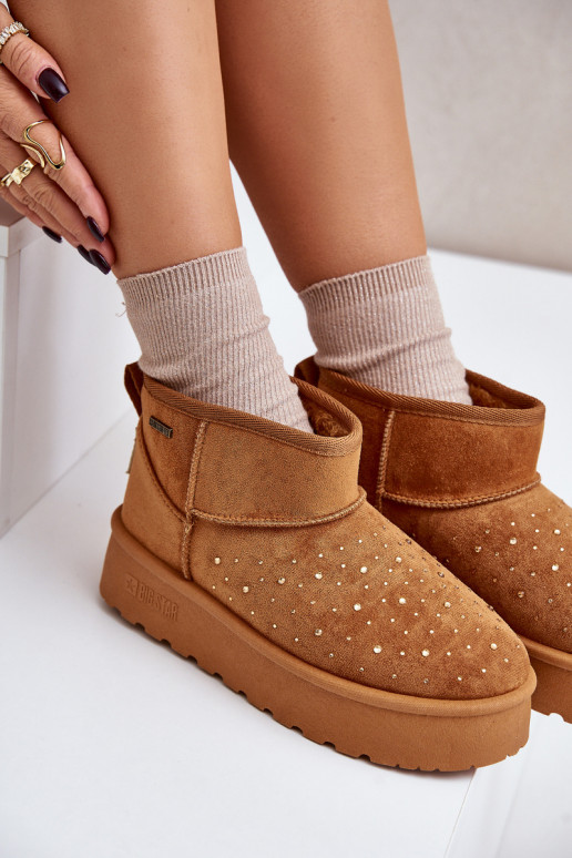 nööpidega lumesaapad  platvormiga Big Star OO274A104 Camel