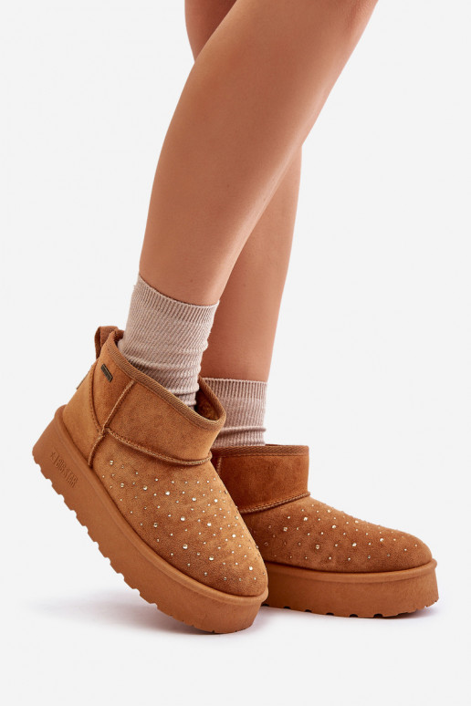 nööpidega lumesaapad  platvormiga Big Star OO274A104 Camel