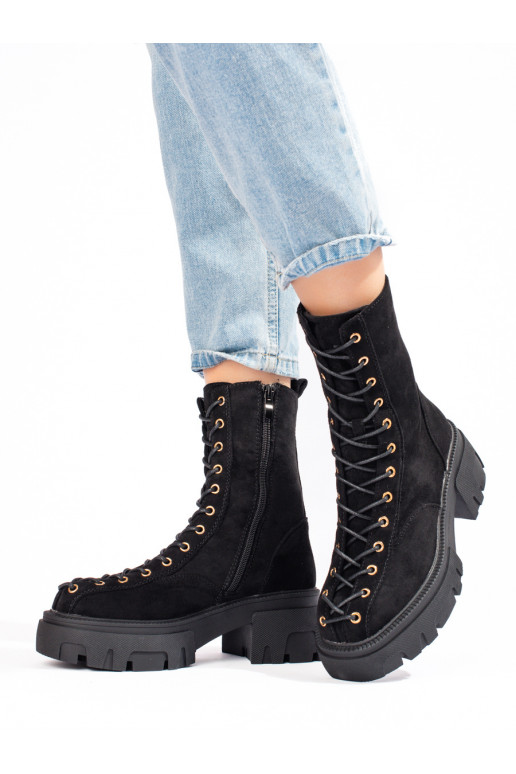 seemisnakhsed  naiste saapad Mustad