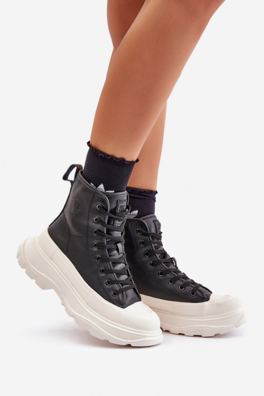 voodriga vabaaja jalanõud platvormiga Big Star OO274A599 Must   voodriga vabaaja jalanõud platvormiga Big Star OO274A599 Must