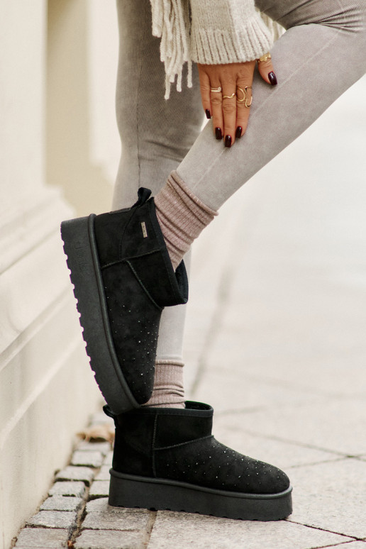 nööpidega lumesaapad  platvormiga Big Star OO274A105 Must