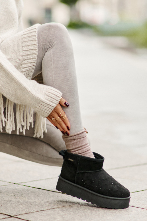 nööpidega lumesaapad  platvormiga Big Star OO274A105 Must