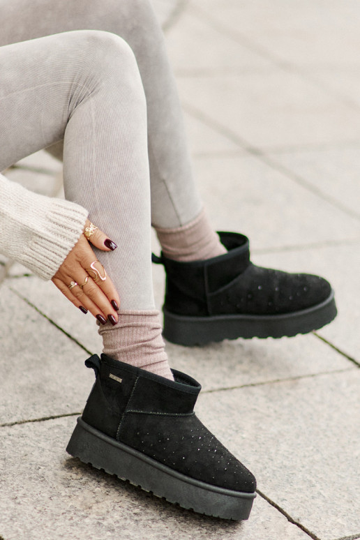 nööpidega lumesaapad  platvormiga Big Star OO274A105 Must