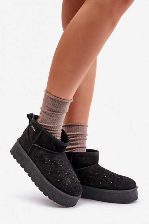 nööpidega lumesaapad  platvormiga Big Star OO274A105 Must