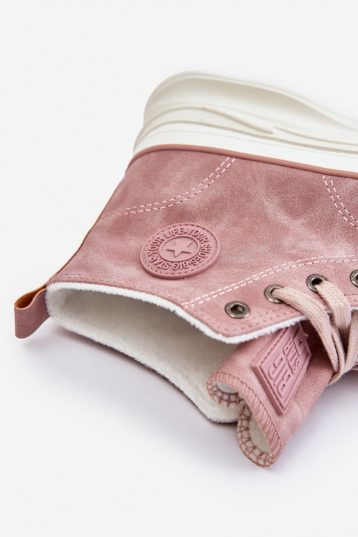 voodriga naiste saapad platvormiga Big Star OO274071 Tumeroosad värvi voodriga naiste saapad platvormiga Big Star OO274071 Tumeroosad värvi