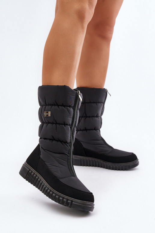 soojad nööpidega lumesaapad  Progress PROGJ-24-149 Must soojad nööpidega lumesaapad  Progress PROGJ-24-149 Must