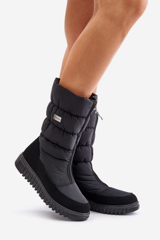 soojad nööpidega lumesaapad  Progress PROGJ-24-149 Must soojad nööpidega lumesaapad  Progress PROGJ-24-149 Must