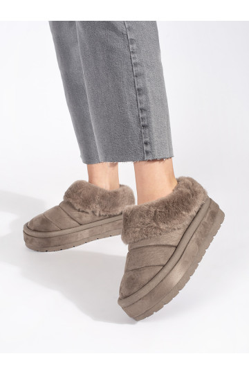 beeži värvi   Naiste lumesaapad karusnahaga 2