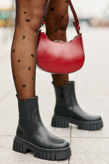 stiilsed saapad voodriga  S.Barski HY42-975 Must