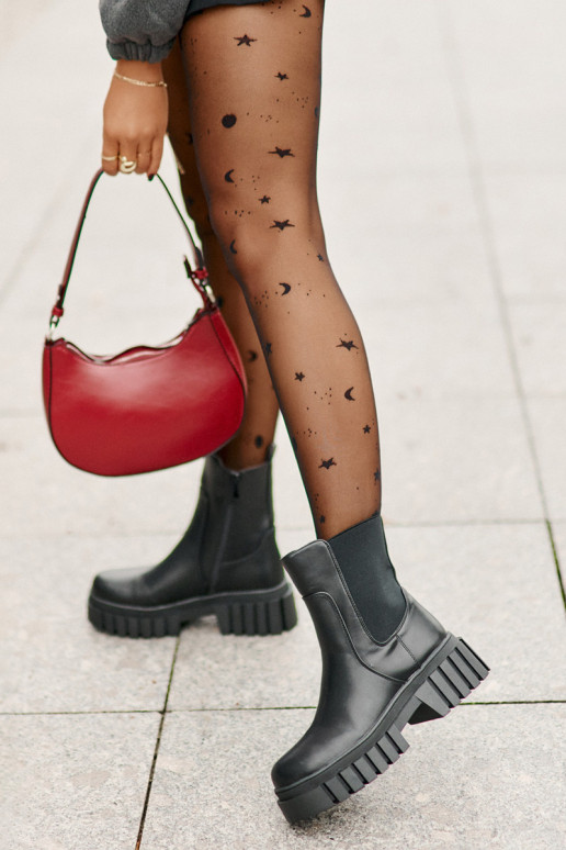 stiilsed saapad voodriga  S.Barski HY42-975 Must