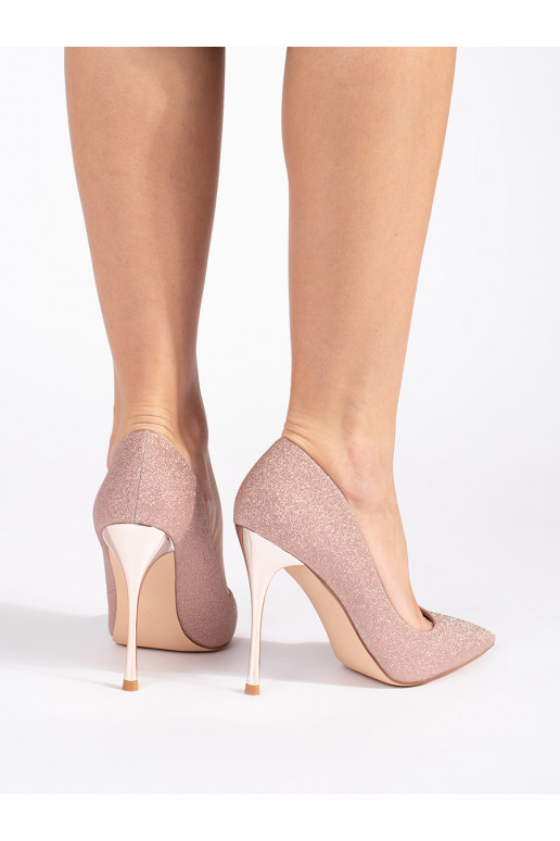 Läikivad - poolsaapad na m obcasie