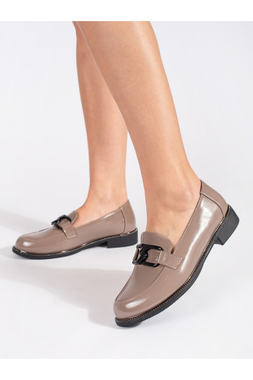 beeži värvi mokassiinid mokasiinid ze skórzaną wkładką 2