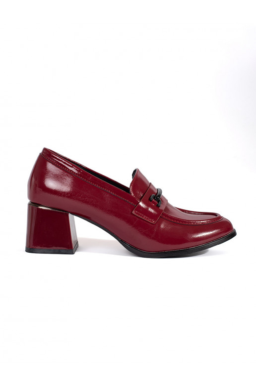 bordoo-värvi kingad naiste mokassiinid 