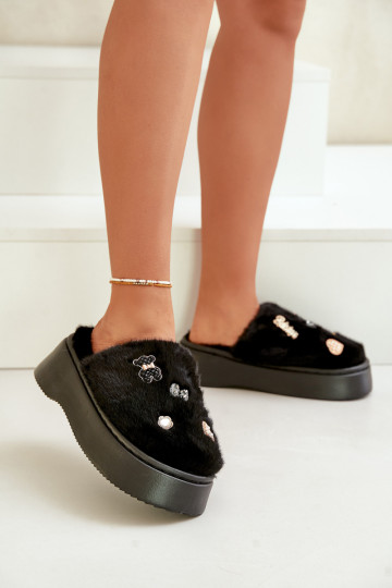 Plätud  massiivse tallaga Z Przypinkami Must Zintoria 2