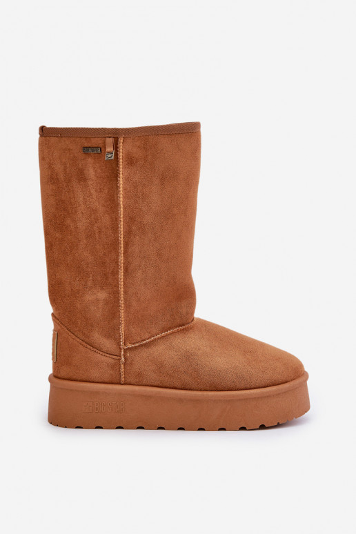  nööpidega lumesaapad platvormiga Big Star OO274893 Camel