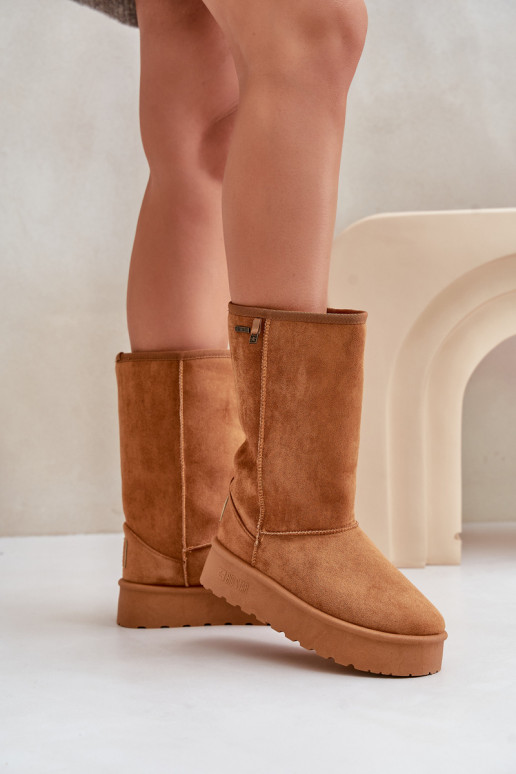  nööpidega lumesaapad platvormiga Big Star OO274893 Camel