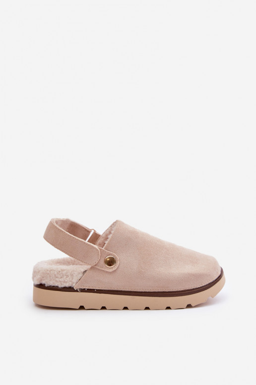 Plätud  platvormiga voodriga karusnahaga Typu Baranek beeži värvi Sanilora Plätud  platvormiga voodriga karusnahaga Typu Baranek beeži värvi Sanilora